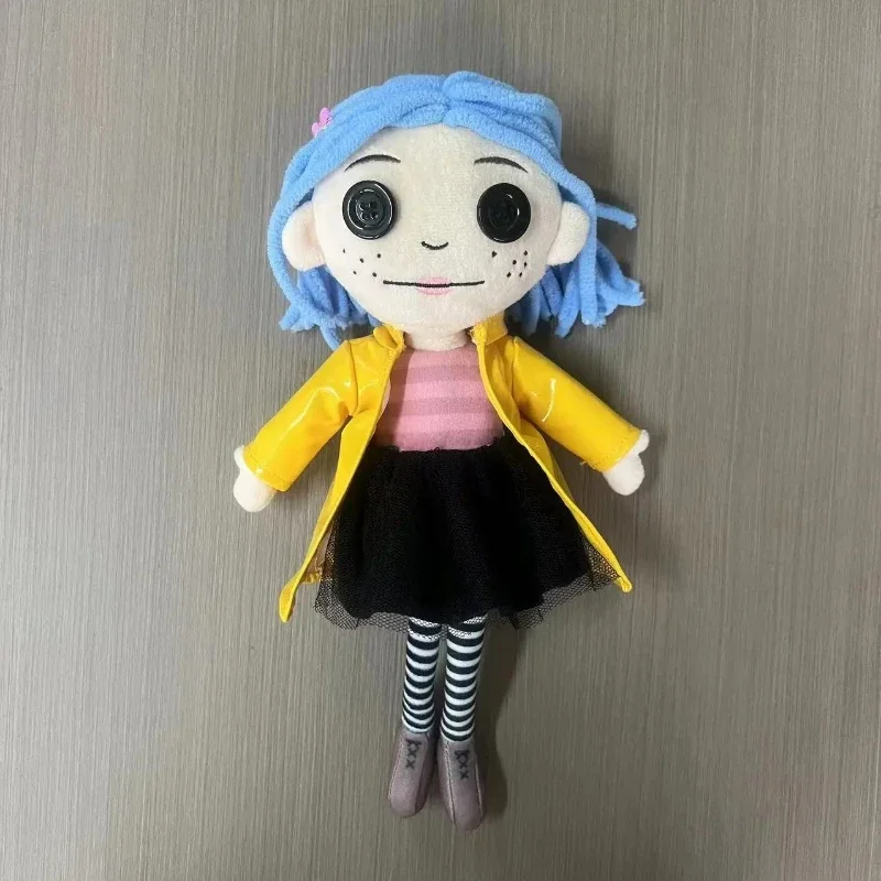 28 ซม.อะนิเมะ Coraline ตุ๊กตายัดไส้ตุ๊กตารูปการ์ตูนโยนหมอนสะสมตกแต่งบ้านของเล่นเด็กของขวัญวันเกิด