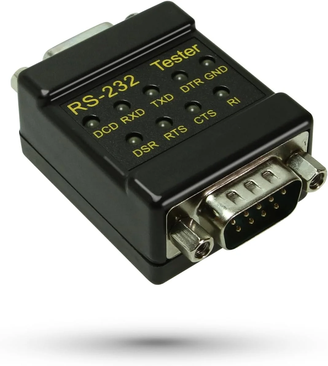 RS232 Tester LED Link Tester DB-9 Male to DB-9 Female - dual colour LED's