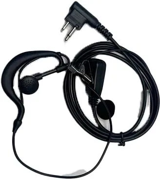 OEM English UHF Mobile Transceiver YP-25M Vhf/Uhf for Radio Accessories Black Headphone PTT with Earpiece Headset Walkie Talkie