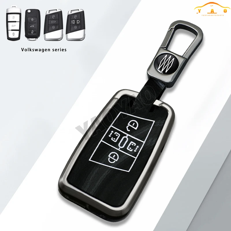 Zinc Alloy Car Remote Key Fob Case Cover Protect Shell For VW Volkswagen Passat B8 CC 3C B5 B6 Viloran Golf 4 5 6 MK6 Jetta for