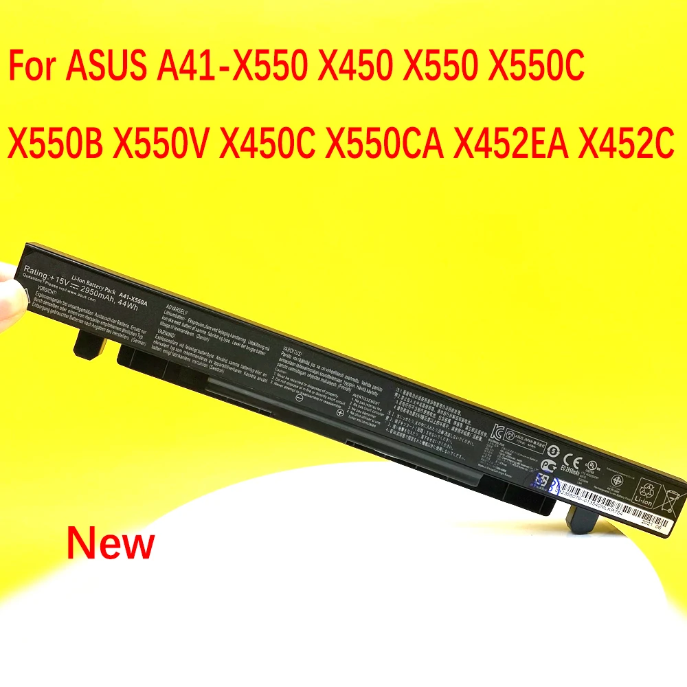 

New Battery For Asus A41-X550 R510C X550C X550L X550J R510L X550CA X552E X550V K550L F550V X550A P550C X550EA X550D R510 X550VX