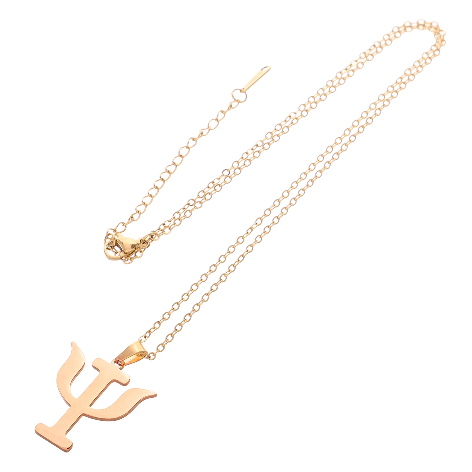 

Candlestick Necklace Titanium Steel Delicate Pendant Charm Minimalist Style Birthday Gift Jewelry for Women Trendy Necklace