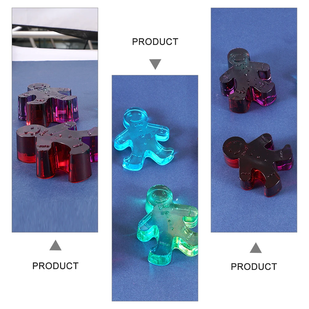 

Silicone 3D Snowman Mold Flexible High Transparency DIY Epoxy Crystal Handmade Decoration DIY Mold Handcraft Snowman