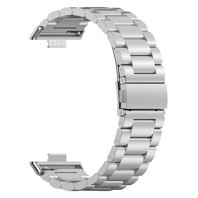Pulseira de metal para huawei watch fit 3, pulseira de aço inoxidável para huawei watch fit 3, pulseira para huawei watch fit 3