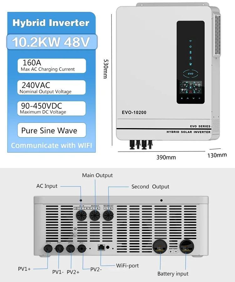 Anern 10kw solar inverter with mppt