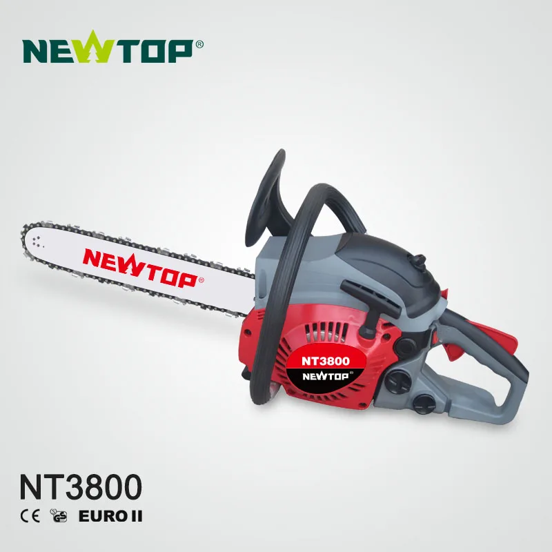 ATV&UTVChainsaw 38cc 1.3kw 1.7hp Double Support Brake Less Consumption Primer DIGITAL Easy Starter Chain Saw