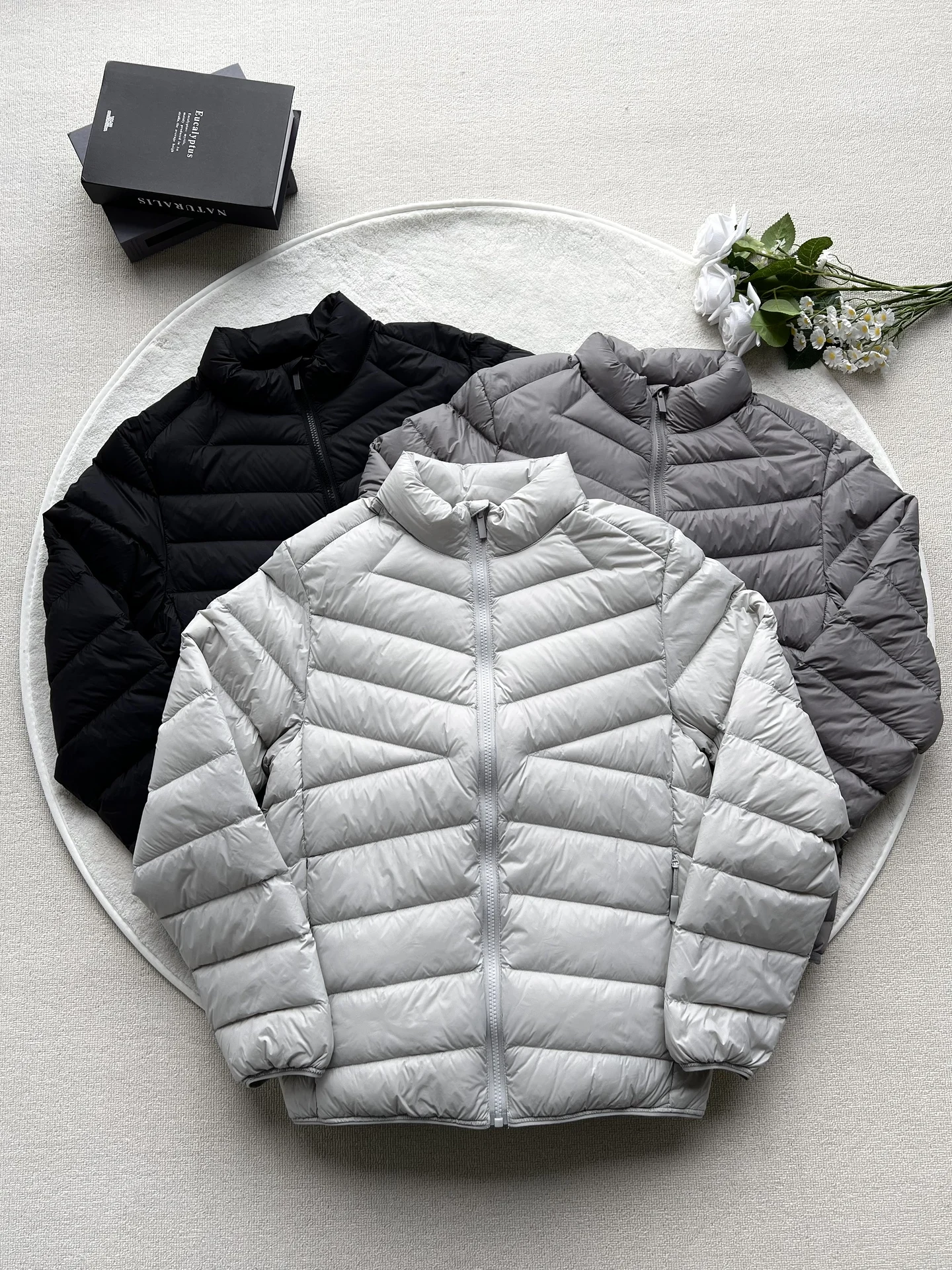 

Легкая мужская куртка из пуха (90% белый пух), теплая зимняя верхняя одежда, дышащая, молодежный стиль, классический крой