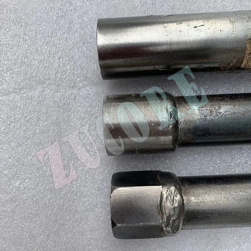 Water drilling rig drill pipe extension rod half a meter 1m thickened rod pipelayer drilling extended seamless rod through pipe