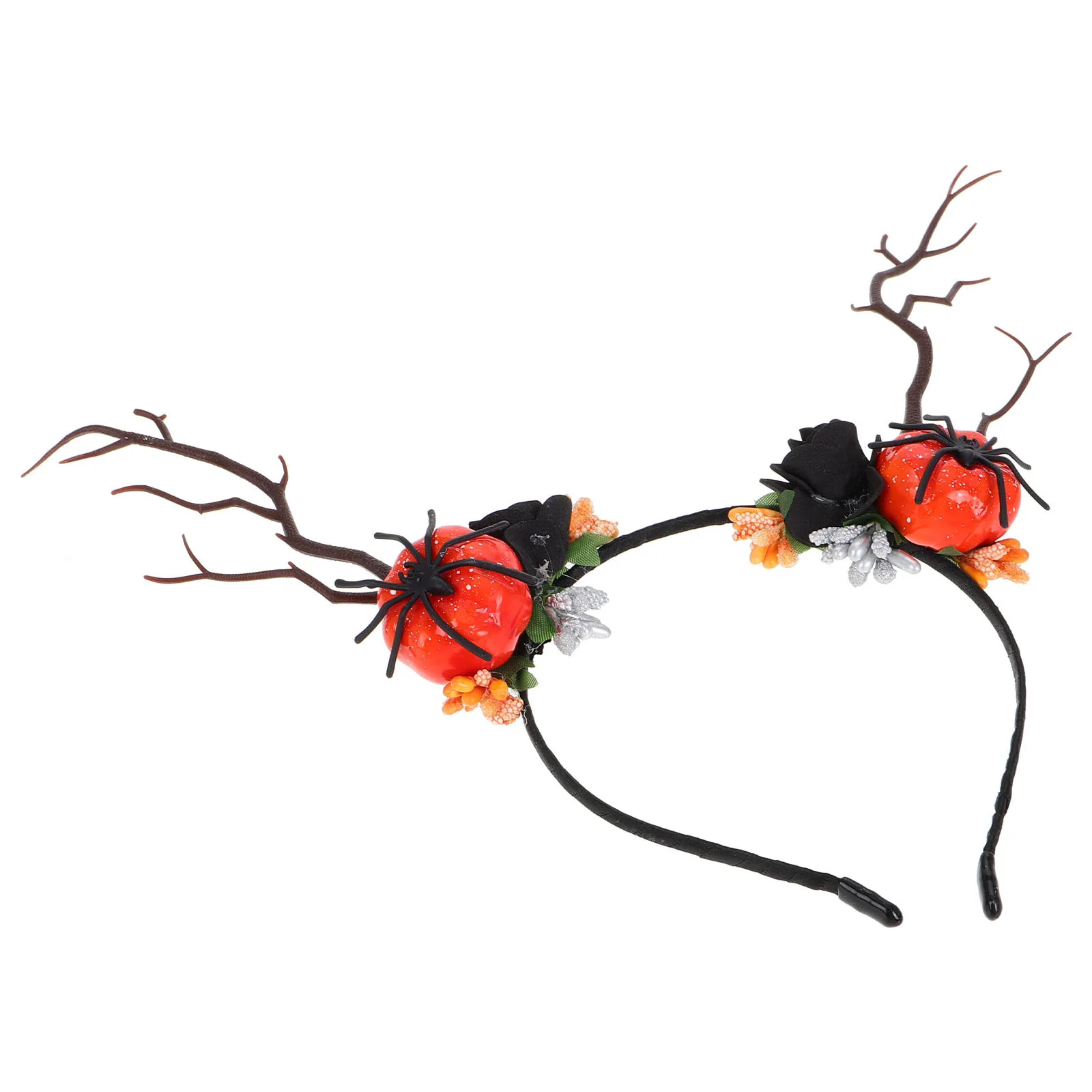 

Adjustable Deer Antlers Headband Realistic Tree Branch Design Fashion Hair Ornament for Festival Costume Parties Fall