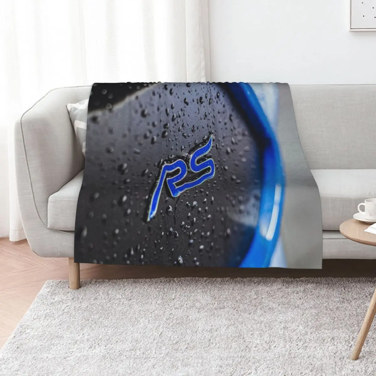 Focus RS logo Throw Blanket Decorative Throw Thins Decorative Sofa halloween Hairy Soft Beds Blankets