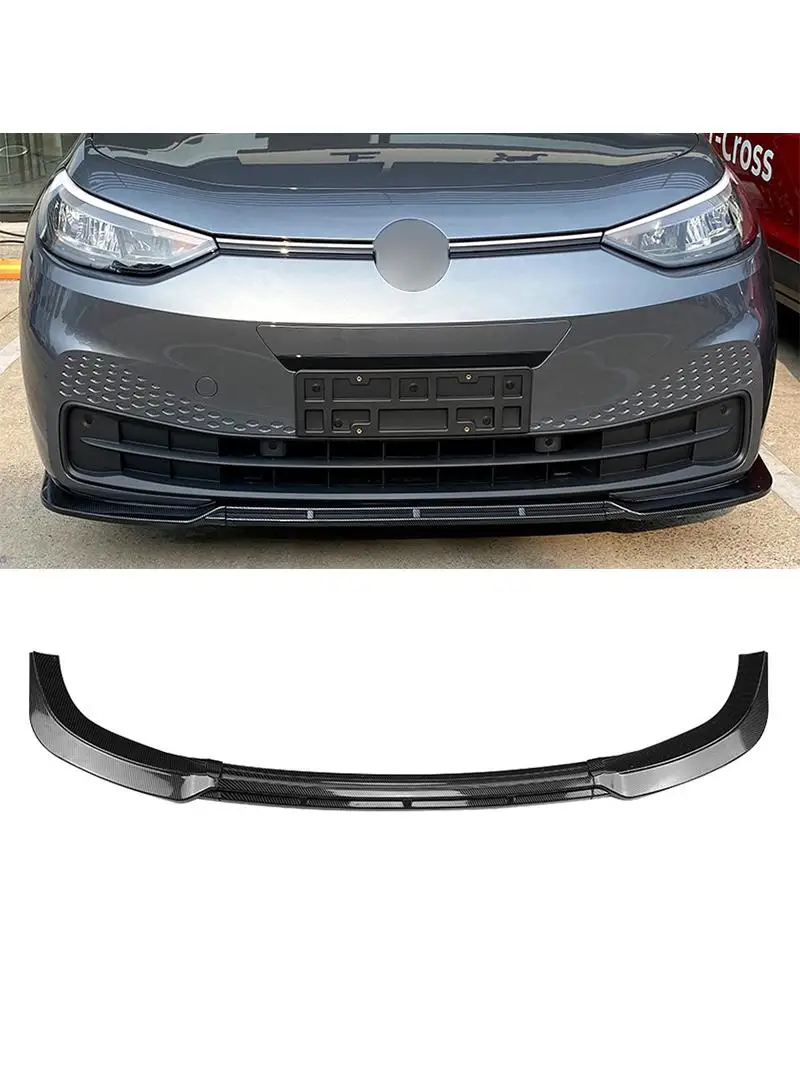 Frontspoilerlip voor Volkswagen ID.3 2019+ Frontbumperbeschermer Onderste Blade Splitter Autostyling - afbeelding 2