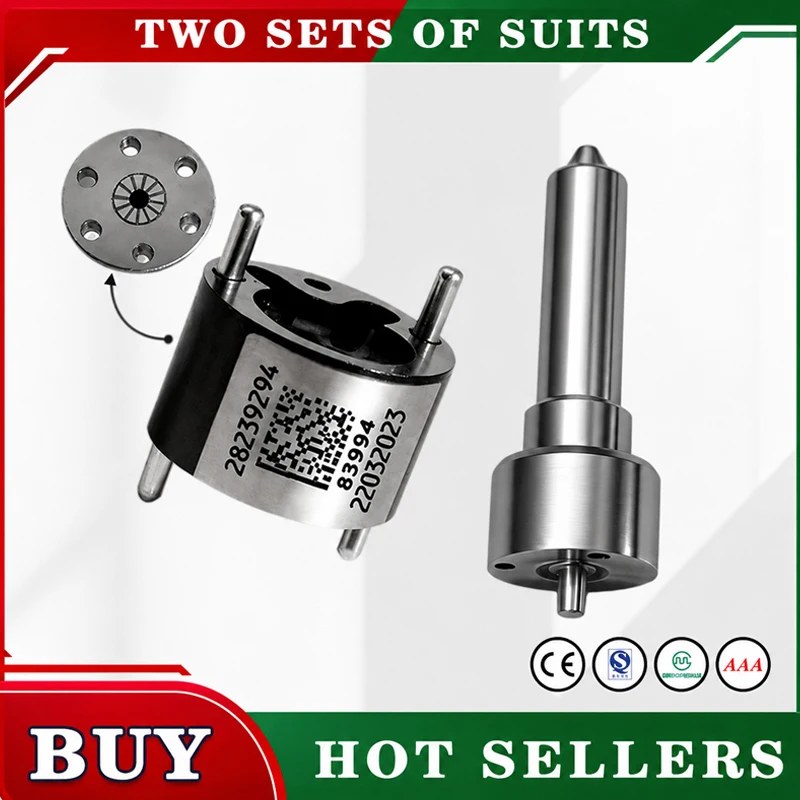L137PBD Nozzle And 28239294 Control Valve Accessory Combination Suitable For Delphi EJBR03701D EJBR02901D Injector LD1715