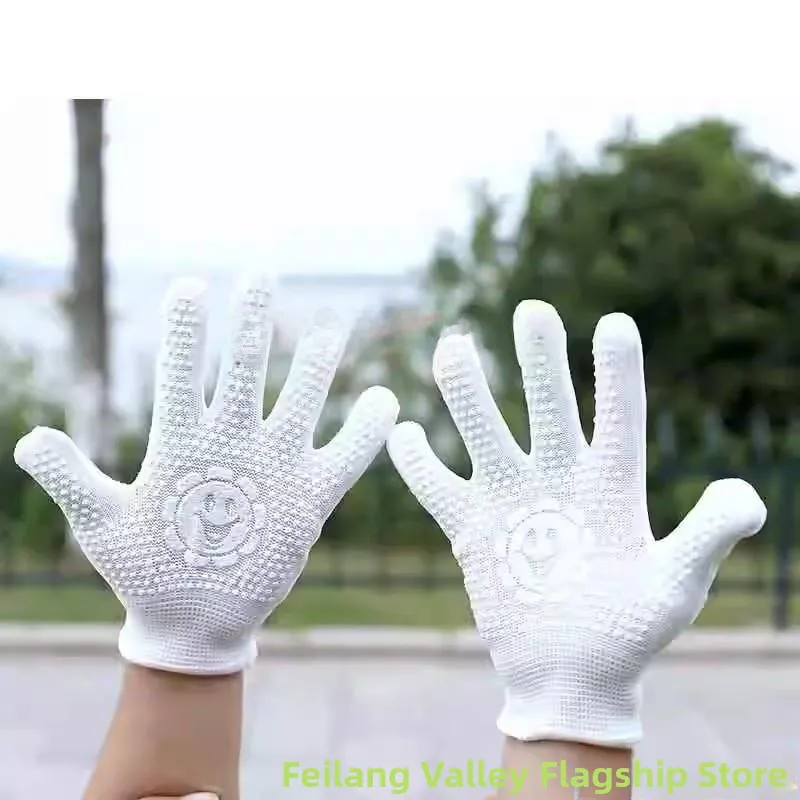 

Barbecue Special Children's Anti-Scald Gloves Flexible Five-Finger Oil Spla Proof Cooking Heat Insulation Baby Baking Gloves