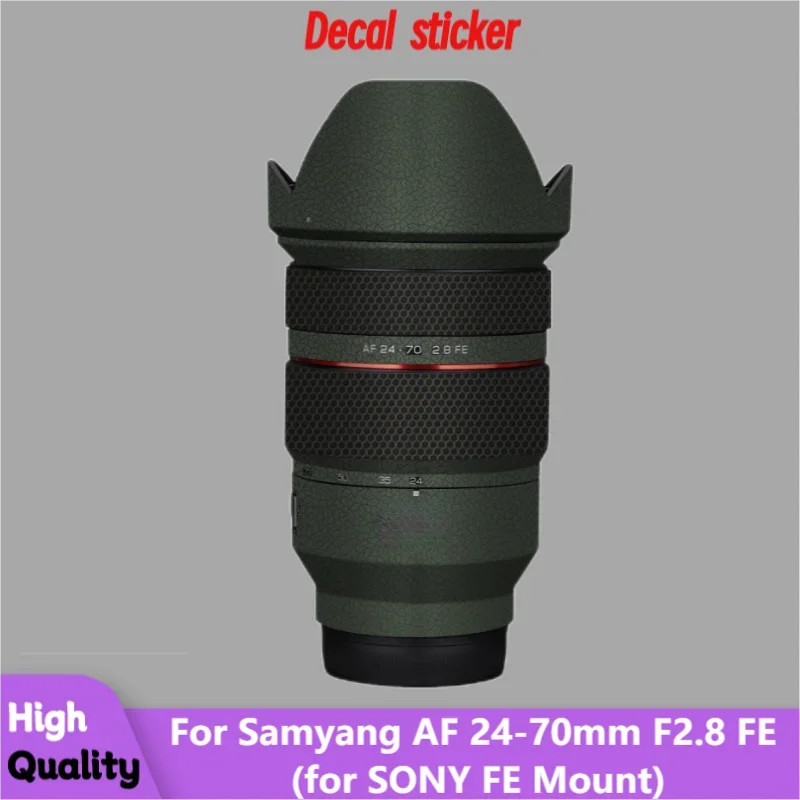 For Samyang AF 24-70mm F2.8 FE for SONY FE Mount Lens Sticker Protective Skin Decal Vinyl Wrap Film Anti-Scratch Protector Coat