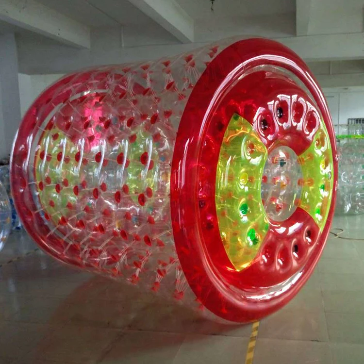 Good Quality Factory Directly Roller PVC Inflatable Toys Water Rolling Ball Water Toys Wheeler Floating for Wholesales