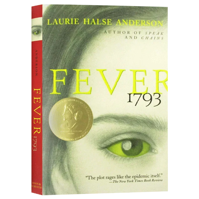 Fever 1793 Laurie Halse Anderson, Teen English in books story, novels 9780689848919