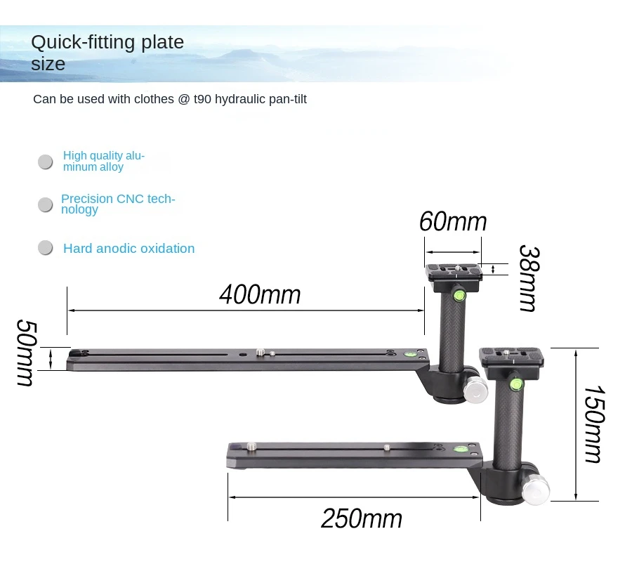 400M/250M Standard Telephoto Lens Bracket Cradle Head for Tripod Cannon Lengthened Quick Shoe