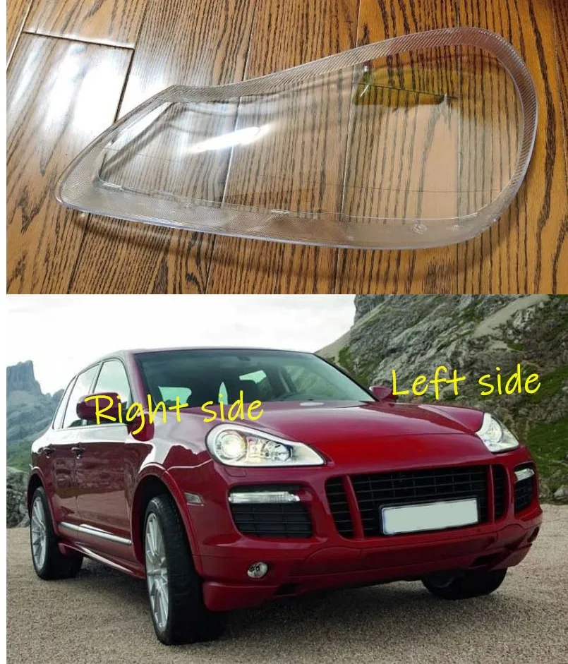 

Car Headlamp Lens For Porsche cayenne 2008 2009 2010 Car Headlight cover Headlamp Lens Auto Shell Cover