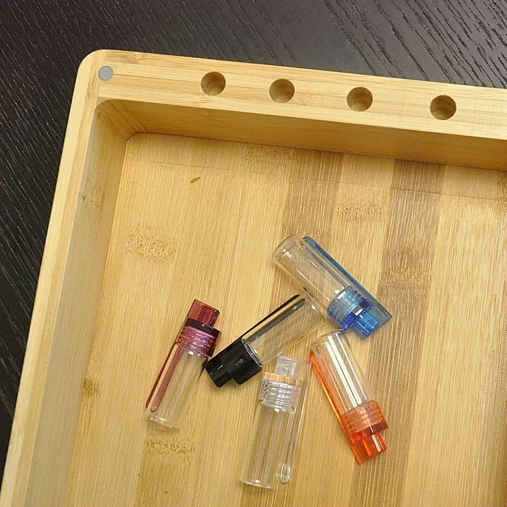 2/4 Stück 36 mm 51 mm Flaschenetui Glasflasche mit 1 Stück Funel Kunststoffabdeckung Aufbewahrungsflasche Wohnaccessoires Cooles Gadget für Männer – Detail 13