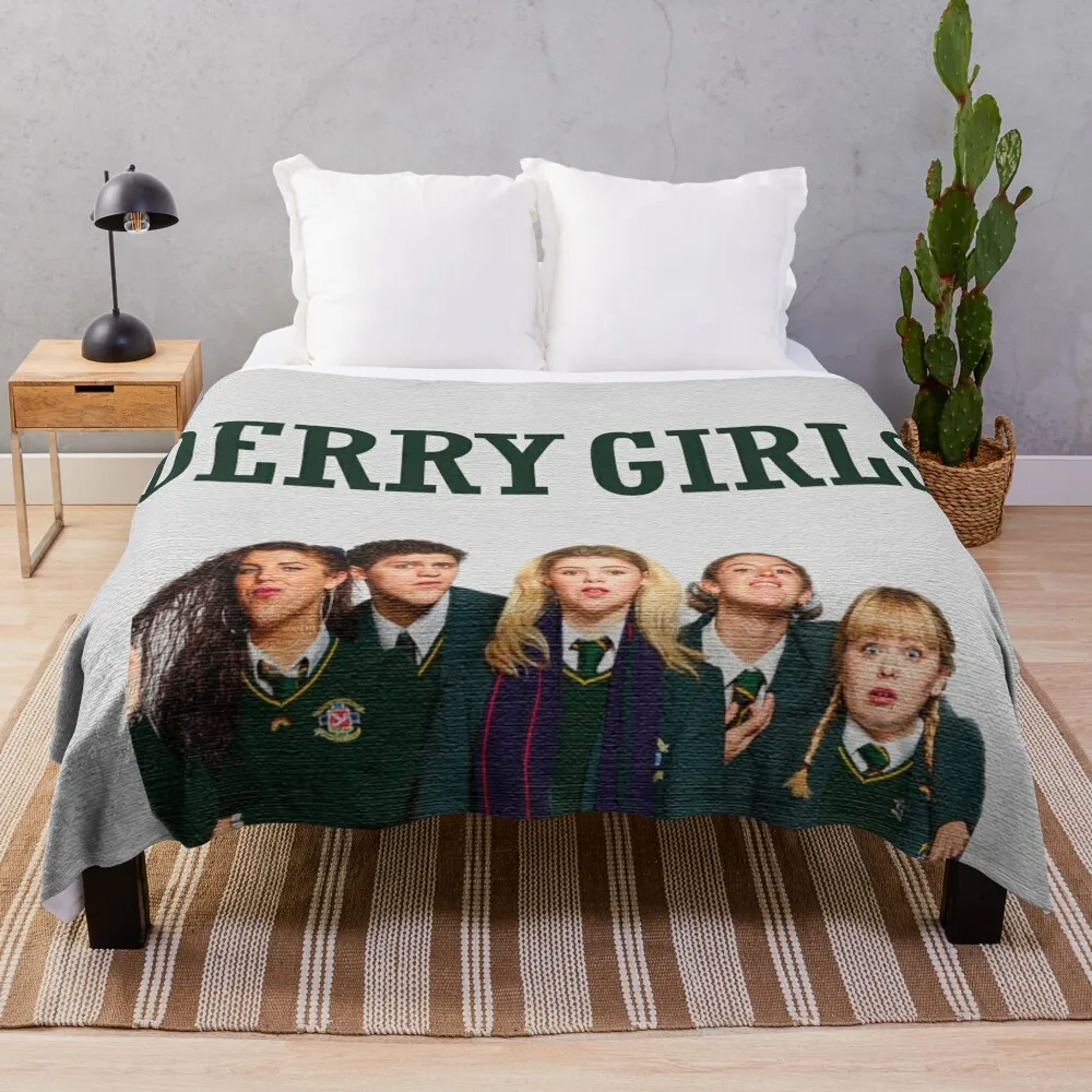 derry girls Throw Blanket Summer Beddings For Baby Luxury St Cute Plaid Blankets