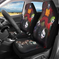 2023 New Car Seat Covers for Women Men Clown 3D Pattern Interior Set of 2 Universal Vehicles Front Seat Covers Easy to Intall