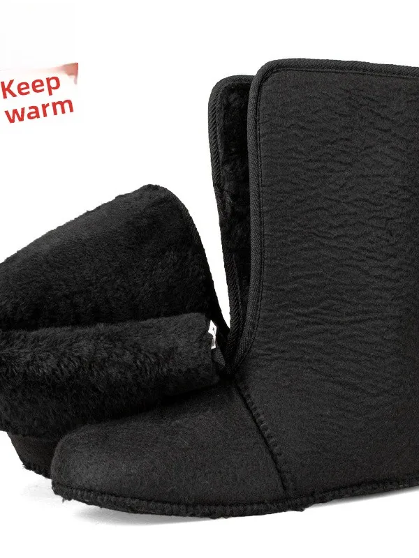 

Зимние ботинки Thiened Fce Inner, теплые ботинки Fiing, зимние ботинки, молодежные мужские зимние ботинки до середины икры с круглым носком на плоской подошве