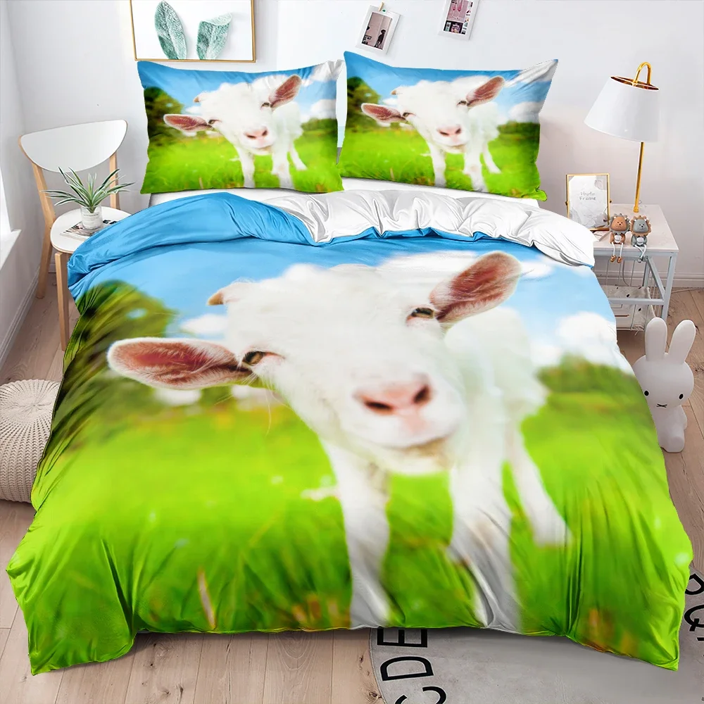 3D White Custom Design Duvet Comforter Cover Set Pet Cat Pillowships Sets Bedclothes Twin King Queen Double Single Size Beddings