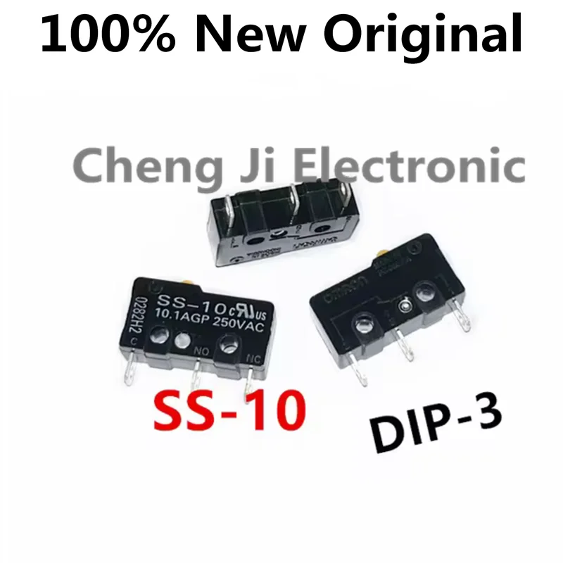 10PCS/Lot SS-10 、SS-10GL 、SS-01GL 、SS-01GL2 、SS-01GL13 、D2HW-BR201H DIP-3 New original travel microswitch
