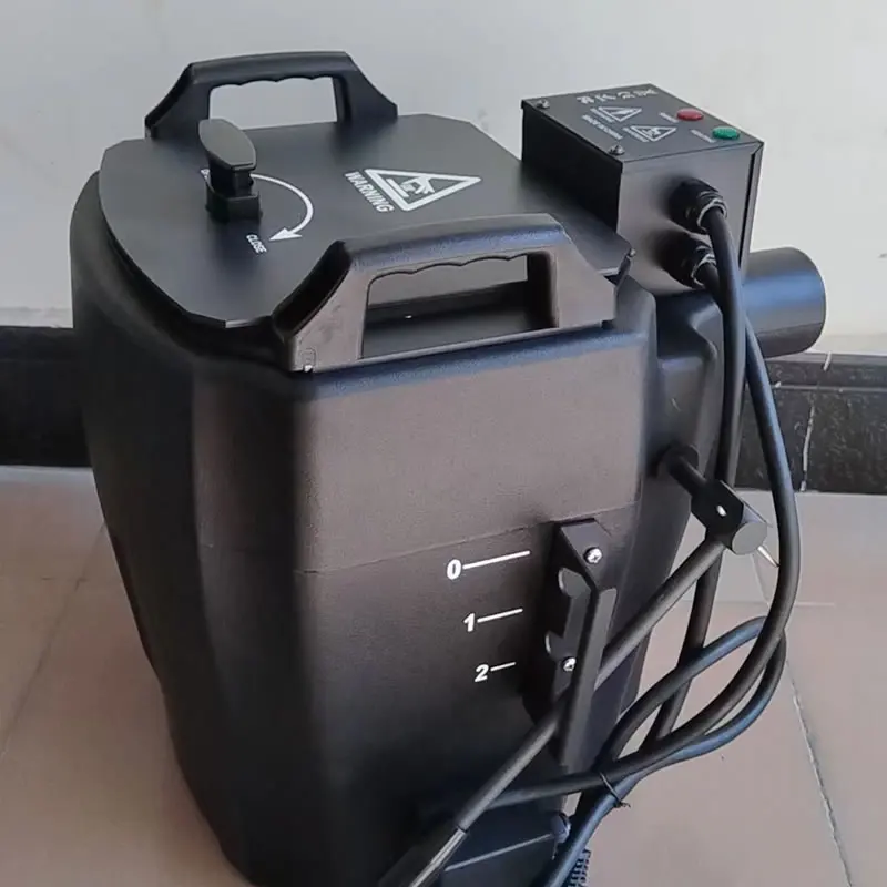 3500W Dry Ice Machine Portable Low Lying Smoke Machine With Water Tank Pipe And Nozzle Wedding Stage Party Low Ground Fog Effect