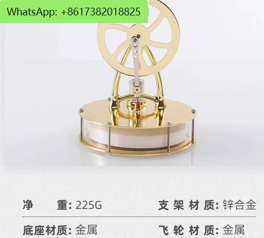 Low Temperature Mini Air Stirling Engine Motor Model Heat Steam Arrival Stainless Steel Education Toy