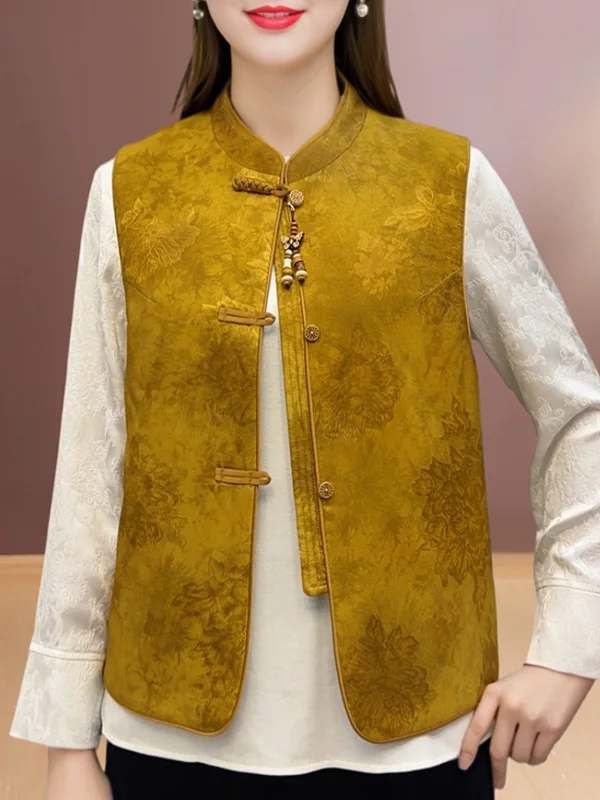 

Женский кардиган-накидка, верхняя одежда, весна 2026, новинка, многослойный, в китайском стиле, из дышащего полиэстера, для повседневной носки