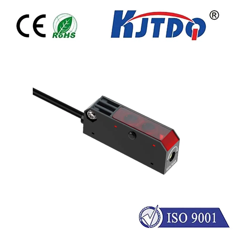 KJT Fw60 IP67 NPN PNP Sn 1.5m 12V 24V من خلال انعكاس الشعاع مستشعر القرب الكهروضوئي انعكاس منتشر بالأشعة تحت الحمراء
