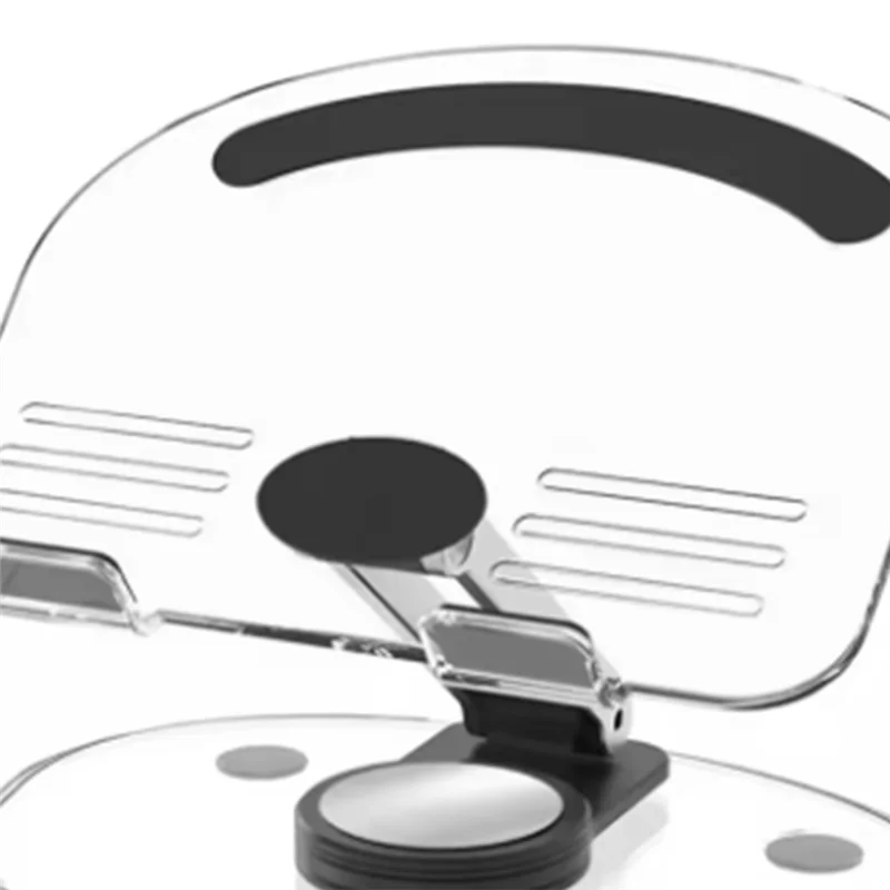 

A76F-Acrylic Tablet Stand 360° Rotation Adjustable Phone Bracket Folding Anti-Slip Holder For 4.7-13Inch Stand