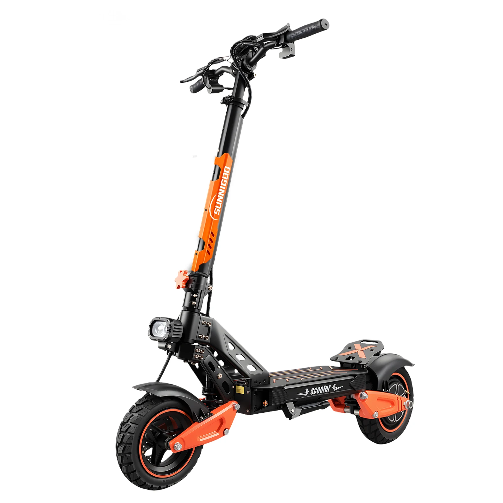Elektroroller für Erwachsene, 1000W Hochleistungsmotor, 48V 20Ah Akku, Höchstgeschwindigkeit 50 km/h, 70 km Reichweite, mit großem LCD-Display, 10-Zoll-Offroad-Reifen, schneller E-Scooter für den