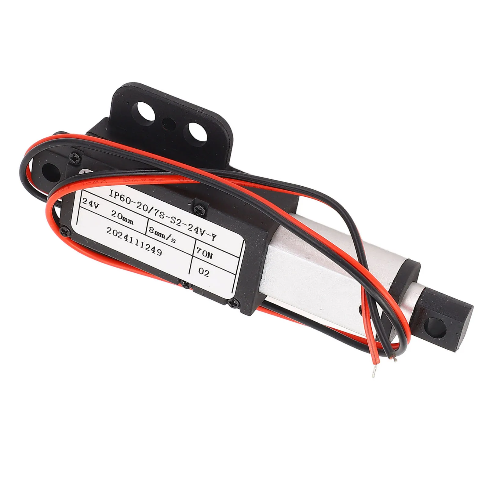 Mini Linear Actuator with Wing 24V Electric Actuator for Sofa Robot Servo 20mm Stroke 70N Thrust 8mm/s Speed view 6