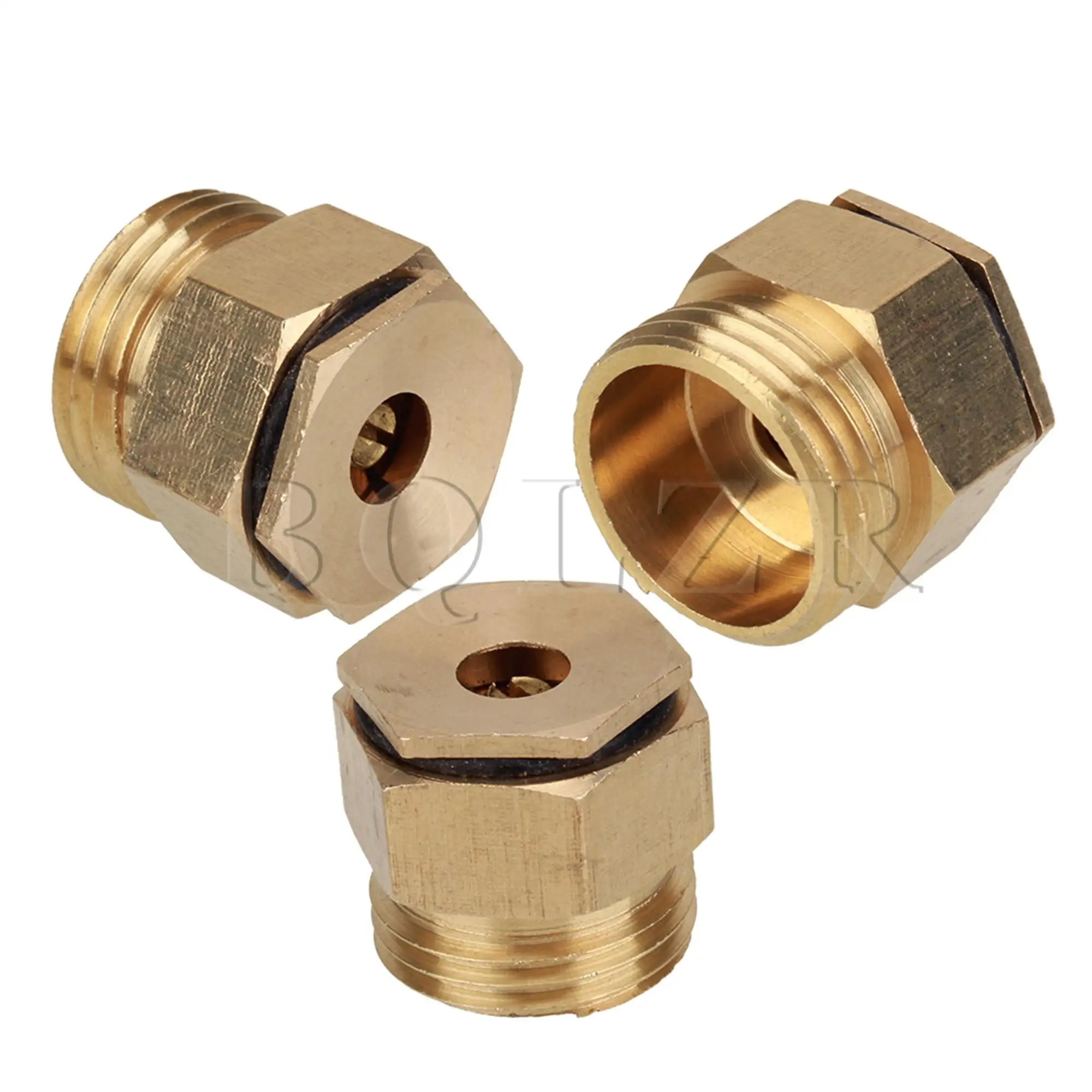 BQLZR 5pcs Brass Linear Spray Nozzle 2x2cm 1/2