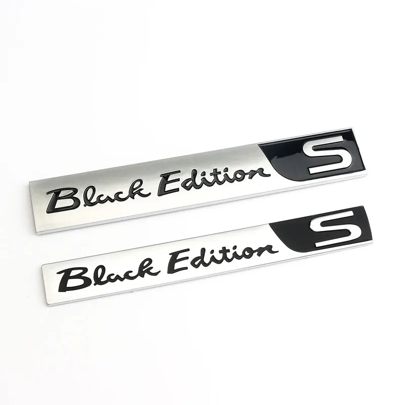 Black Edition S BES badge car stickers for lexus LX570 LX470 GS modified accessories logo Black version S rear trunk decals