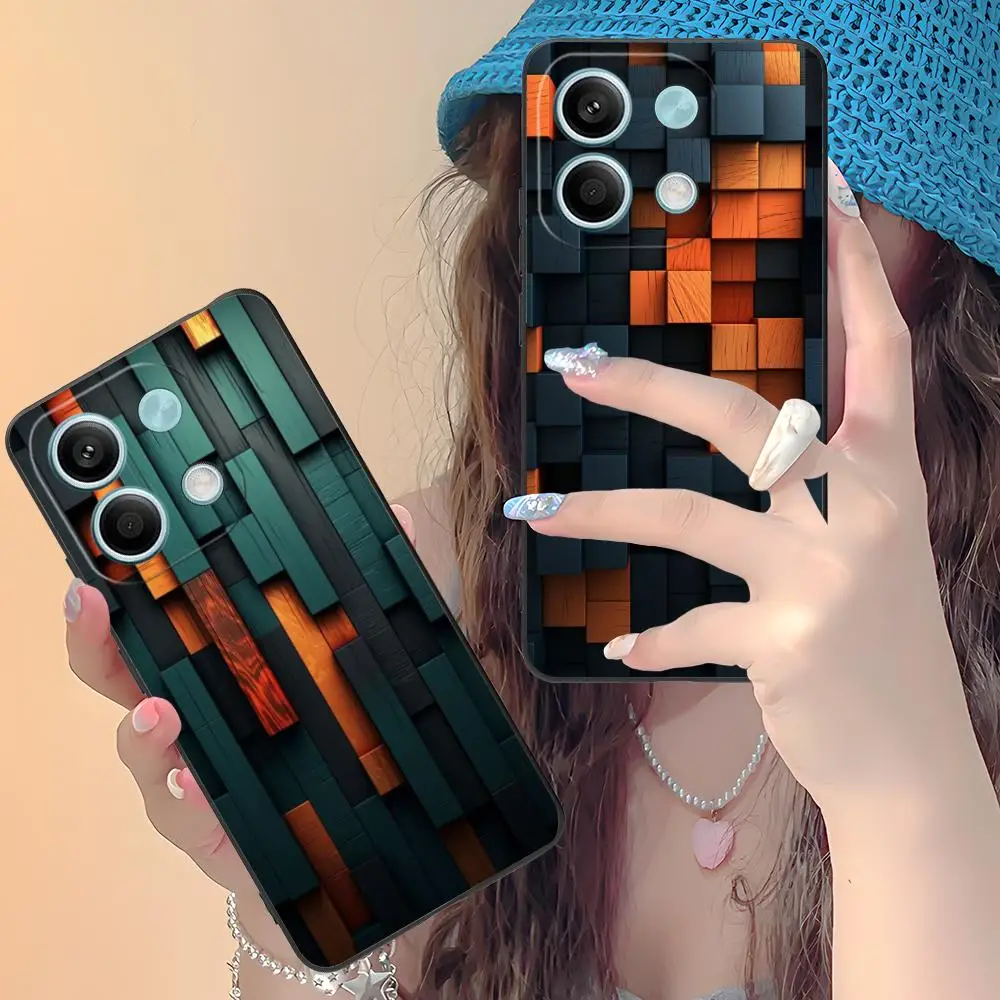 حافظة لهاتف شاومي ريدمي نوت 14 13 12 11 S Pro Plus 4G 5G غطاء طباعة ملون للهواتف الذكية الفاخرة #4