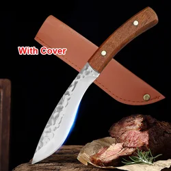 Barbecue Knife Slicing Meat Fruit Cutting Knives Hand Forged Blade Boning Knife Stainless Steel Utility Chef Kitchen Knives