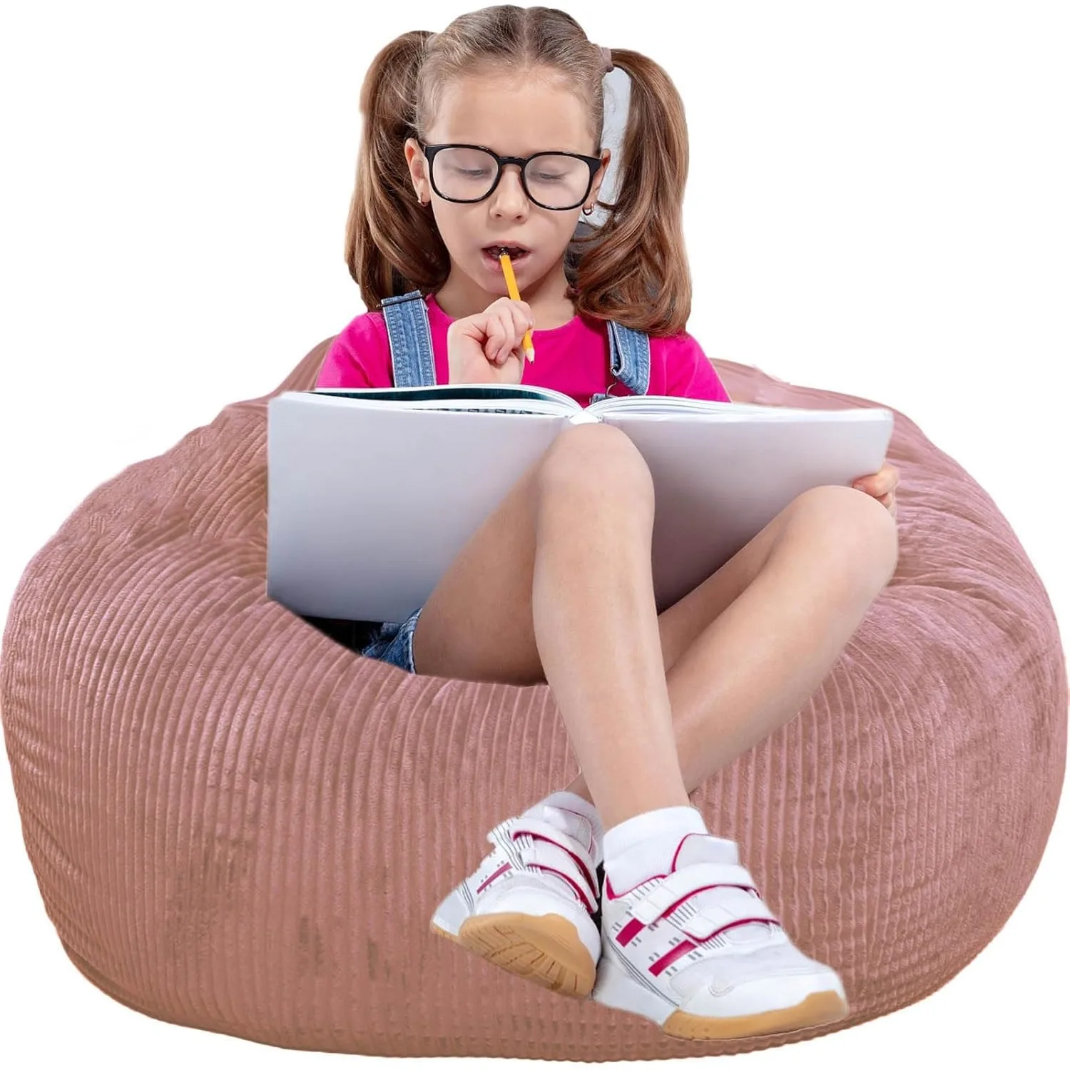 

Classic beanbag chair, providing artificial rabbit leather covers and 2.5-foot beanbag sofas for teenagers and children