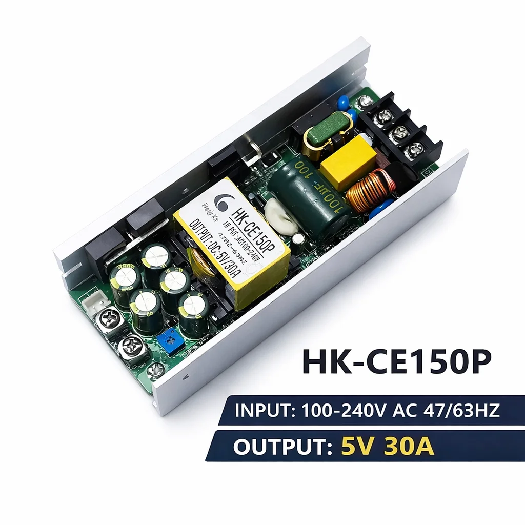 HK150W Laser Light Power Supply 5V 12V 24V 180W LED Driver for Wall Washer Point Control Lighting