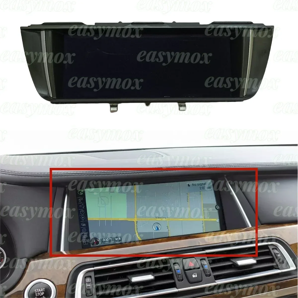 

10.25" LCD Display for BMW 5 Series F10 F11 NBT Navigation BM 9321016 01 6 Navigation Information Radio Screen BM9321016016