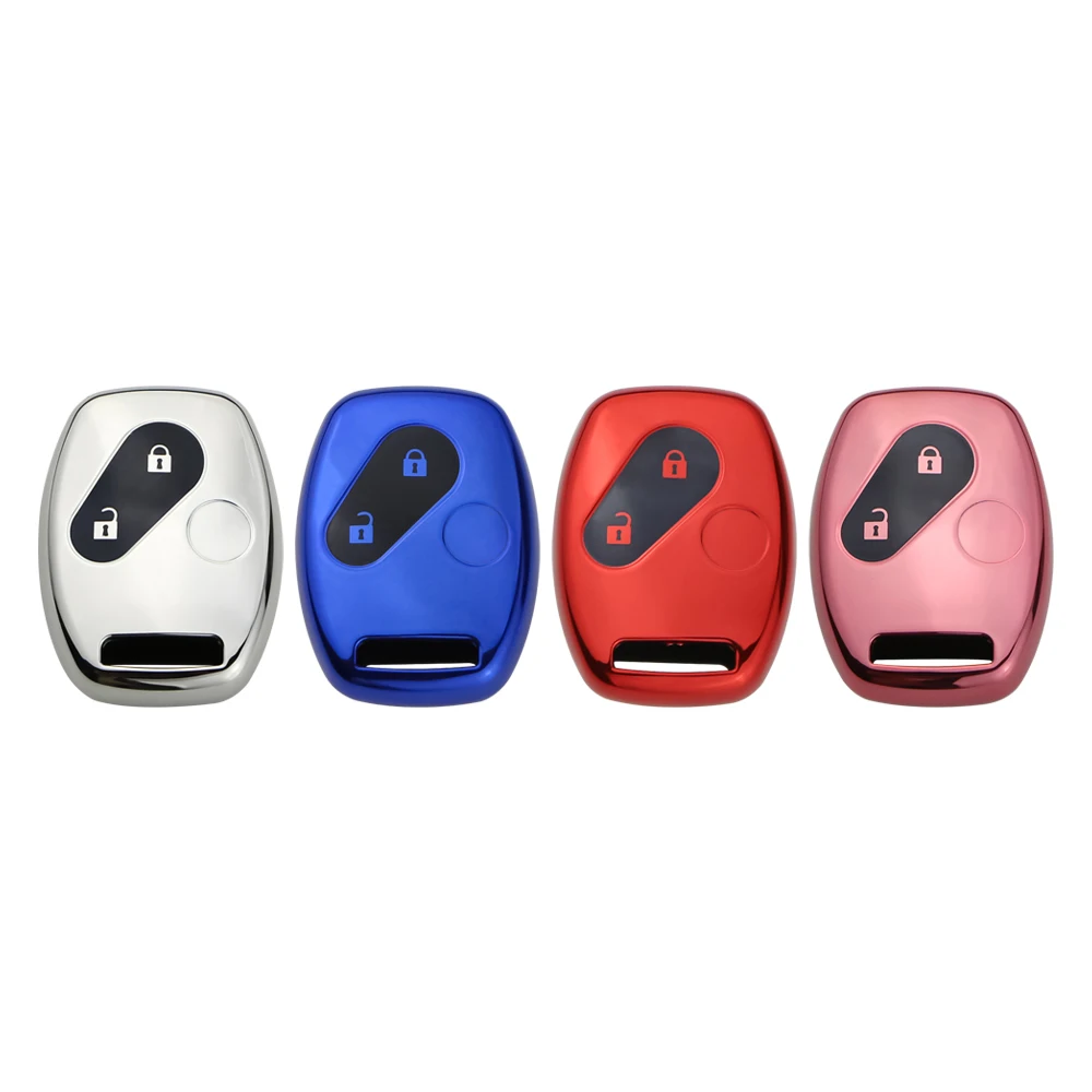 

2/3Button Tpu Remote Car Key Case Cover for Honda Fit CIVIC JAZZ Pilot Accord CR-V Freed Freed Pilot StepWGN Insight Keychain