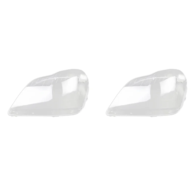 

2PCS Car Headlight Lens Head Light Lamp Cover Shell For Mercedes Benz X164 GL350 GL400 GL450 GL500 2006-2011, Left Side