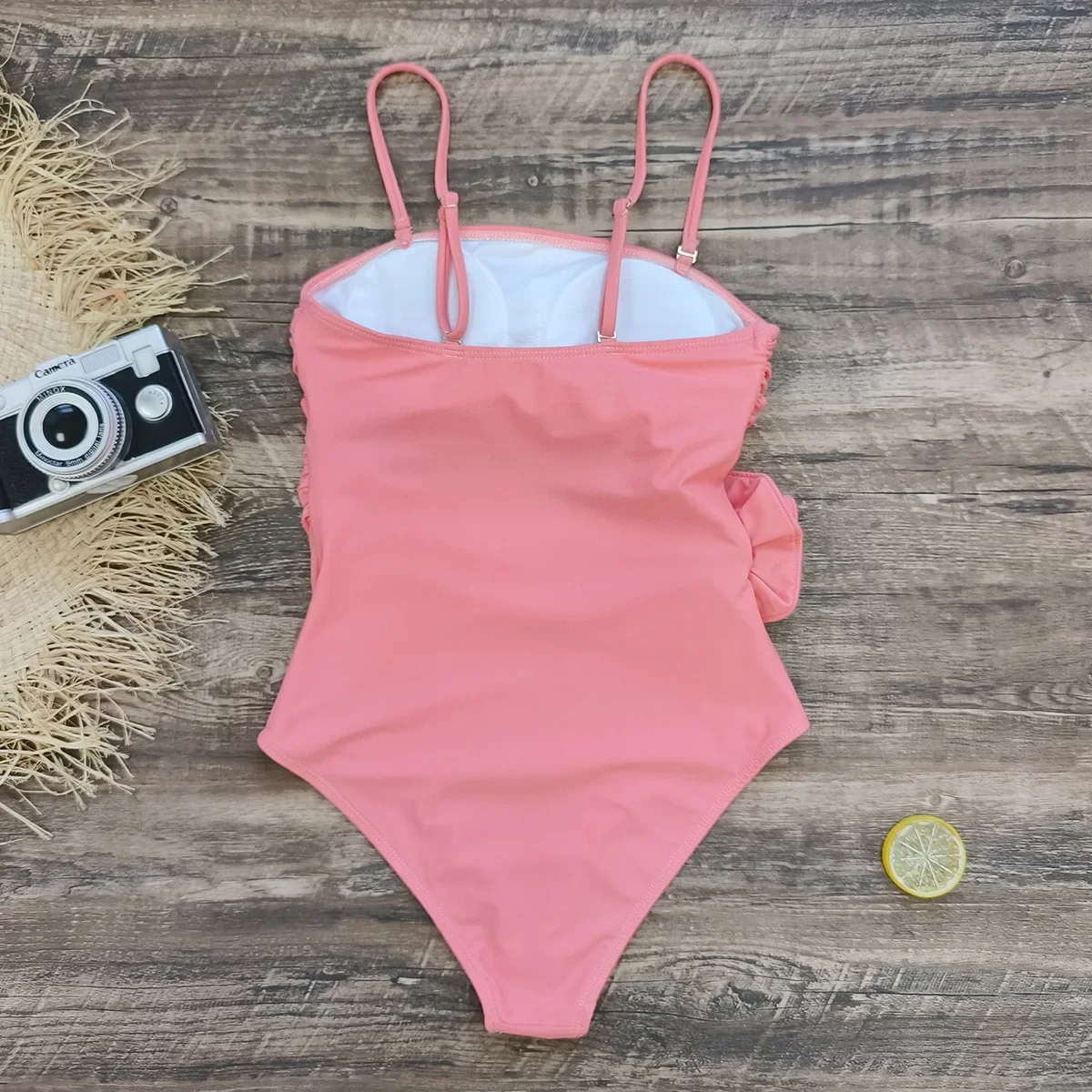 2024 ใหม่ 3Dดอกไม้One Pieceชุดว่ายน้ําสตรีชุดว่ายน้ําVINTAGE Monokini Beachwearชุดว่ายน้ําบราซิลฤดูร้อนบิกินี่