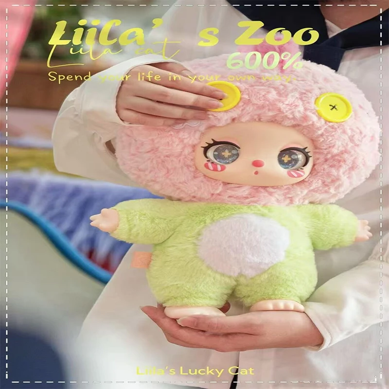 Neue Baby Three Liila'S Zoo 600 % Vinyl Plüsch Blind Box Figur Sammeln Desktop Ornament Gemütliche Zimmer Dekor Kinder Geburtstagsgeschenk