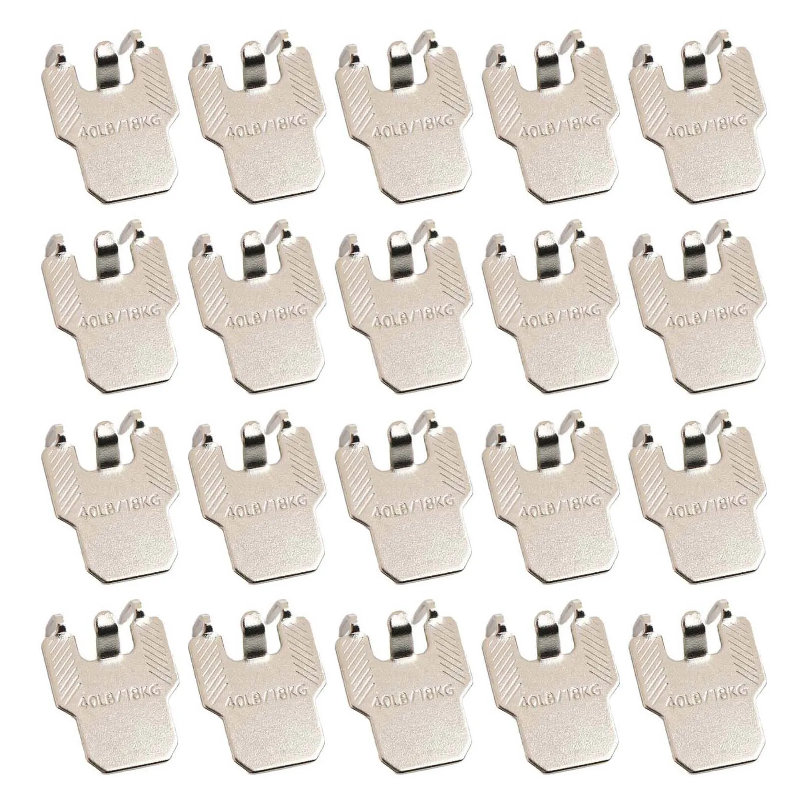 2040 Pack Heavy Duty Picture Hanging Claw Hooks for Drywall No Damage Supports Up to 40 Pounds for Secure Display