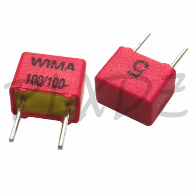 10 Buah Kapasitor Film WIMA Audio Hi-Fi 63V 100V 0.1UF 1NF 0.01 1UF 2.2UF 3.3UF 47NF 22NF 0.22 0.47UF 100PF 1000PF 104 102 101 105