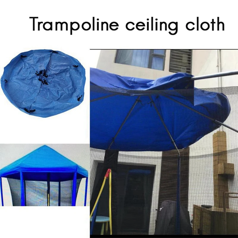 Trampoline Cover, Trampoline Protective Cover ,Tearproof And UV Resistant Weather Trampoline Protection Cover Durable 8Ft