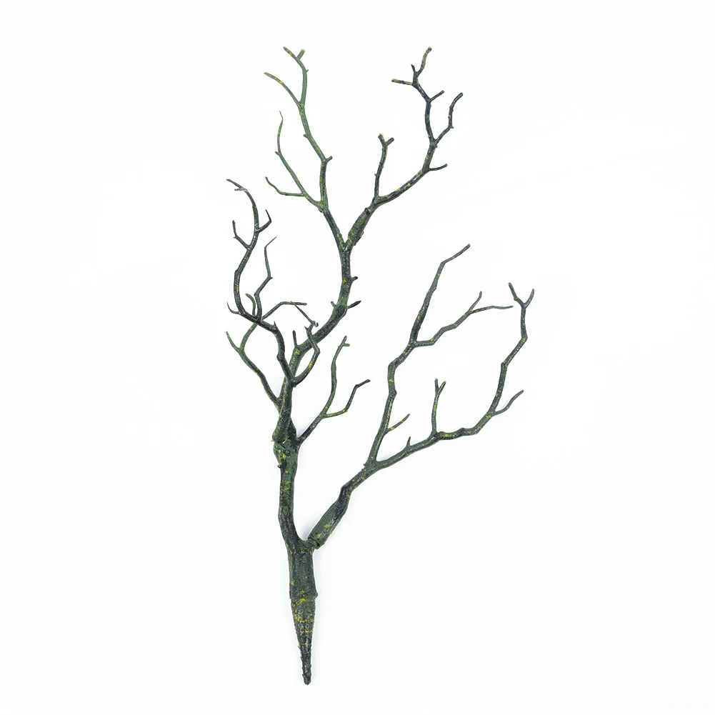 1pc 35Cm Dry Artificial Fake Foliage Plants Branch Tree Branch House Indoor Art Home Church Office Decor Diy Branches